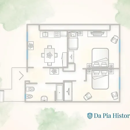 Apartament Da Pia In Historycal Centre By Rent
